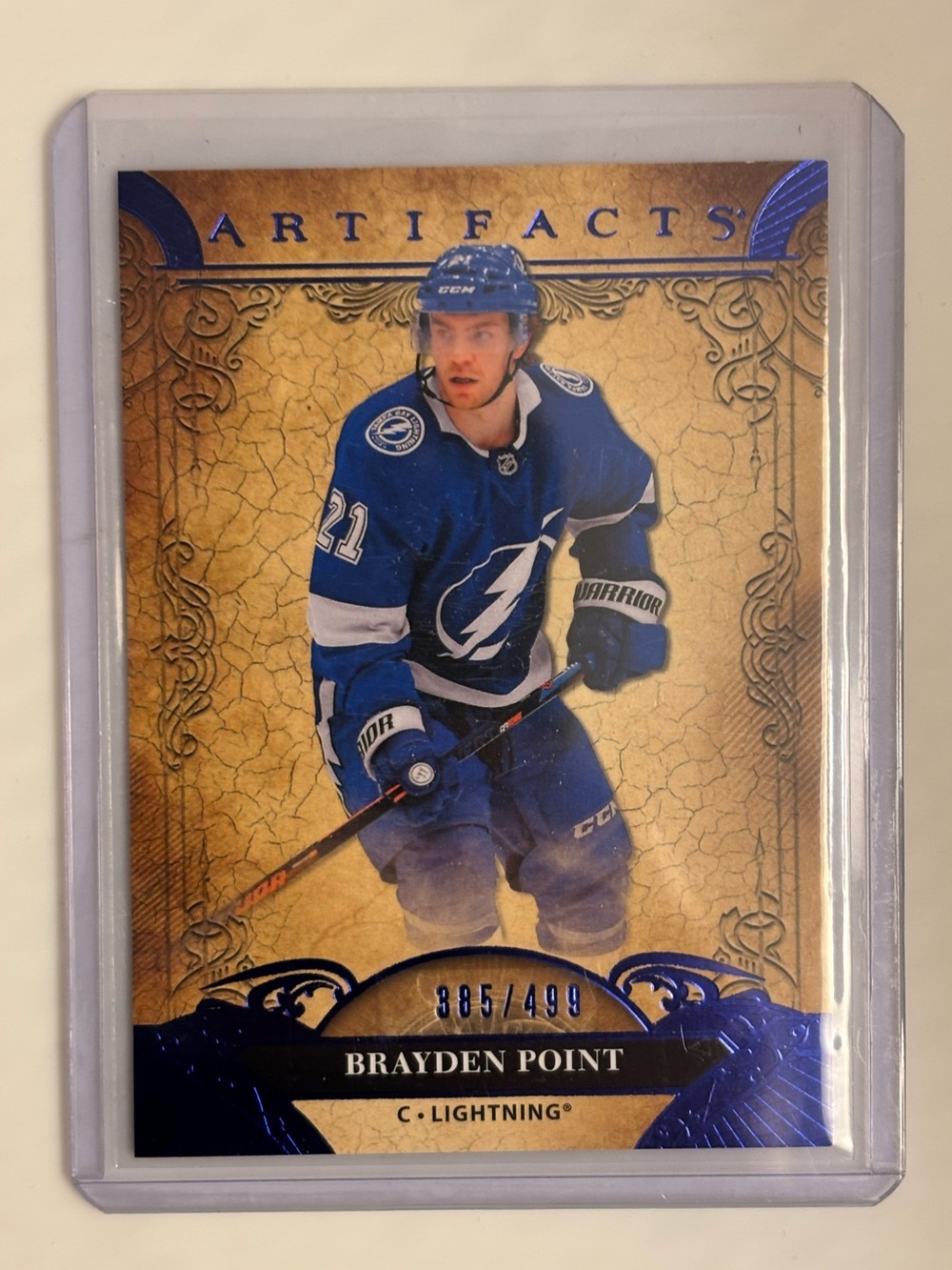 Brayden Point 2020-21 Upper Deck Artifacts Blue /499 Lightning #44